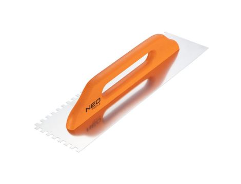 Neo Tools - Paca z zębami, 480 x 128 mm, ząb 8 x 8 x 8 mm, uchwyt drewniany - 50-182