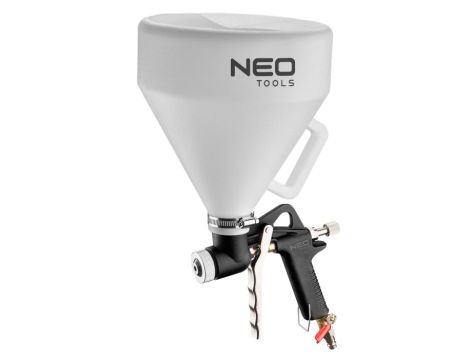 Neo Tools - Pistolet do farb strukturalnych, 4.7 litra, 3.5 bar, dysze w komplecie 4/6/8 mm - 14-220