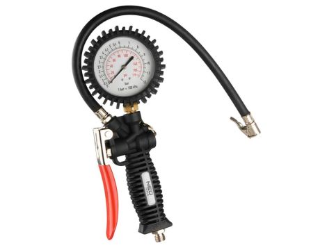 Neo Tools - Pistolet do pompowania z manometrem o 80 mm - 14-718