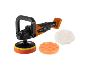 Neo Tools - Polerka akumulatorowa bezszczotkowa Energy+ 18V, Li-lon, M14 150 mm, 800-2300 min-1, bez akumulatora - 04-602