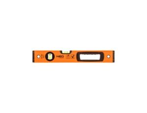 Neo Tools - Poziomnica aluminiowa S 400, 3 libelle, uchwyt, 40 cm - 71-141