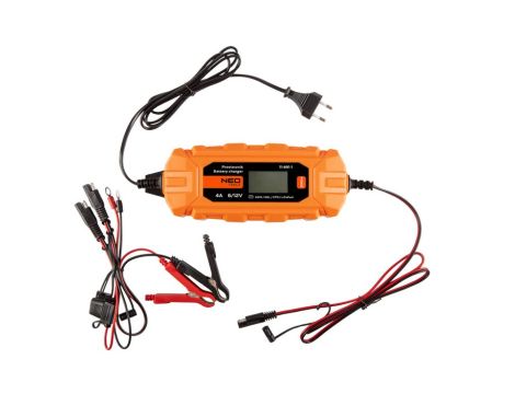 Neo Tools - Prostownik automatyczny 4A/70W, 3-120Ah, do akumulatorów kwasowych / AGM / GEL - 11-891-1