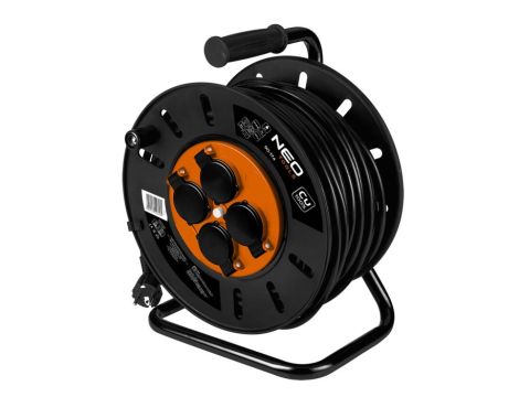 Neo Tools - Przedłużacz bębnowy 40m, 3x2.5mm2 - 90-174