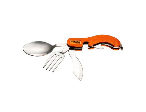 Neo Tools - Scyzoryk biwakowy, pomarańczowy - 63-027