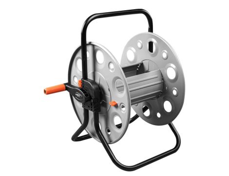 Neo Tools - Stojak na wąż ogrodowy, metalowy, do 100 m węża 1/2" - 15-790