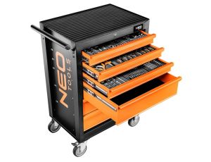 Neo Tools - Szafka warsztatowa, 6 szuflad + 149 narzędzi - 84-221-9