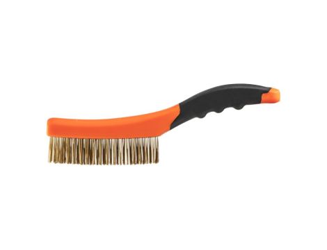 Neo Tools - Szczotka druciana, drut mosiężny, 4x16 rzędów - 39-030