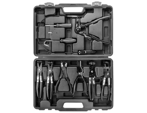 Neo Tools - Szczypce do opasek zaciskowych, zestaw 9 szt. - 11-228