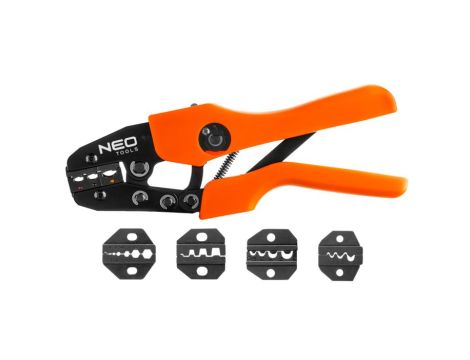 Neo Tools - Szczypce do zaciskania końcówek zestaw 5 szczęk - 01-537
