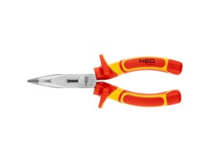 Neo Tools - Szczypce wygięte 180 mm 1000V, CrV, polerowane - 01-228