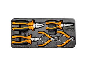 Neo Tools - Szczypce, zestaw 5 szt., wkładka - 84-230