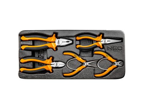 Neo Tools - Szczypce, zestaw 5 szt., wkładka - 84-230