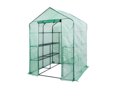 Neo Tools - Szklarnia 143 x 143 x 195 cm, folia PE 135g, metalowa konstrukcja - 15-911