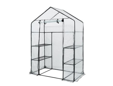Neo Tools - Szklarnia 143 x 73 x 195 cm, folia PVC, metalowa konstrukcja - 15-902