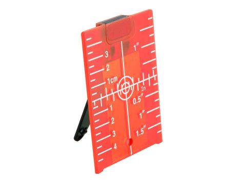 Neo Tools - Tarcza celownicza do laserów, czerwona - 75-130
