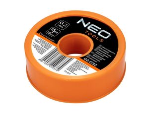 Neo Tools - Taśma uszczelniająca do rur 15 m x 19 mm x 0.2 mm - 02-032 op=5 szt