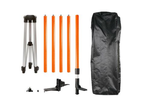 Neo Tools - Tyczka do laserów ze statywem 3.7 m - 75-115