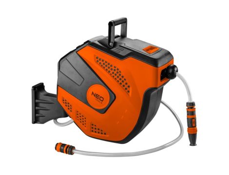 Neo Tools - Wąż z automatycznym zwijaczem 1/2", 20 m +2m - 15-891