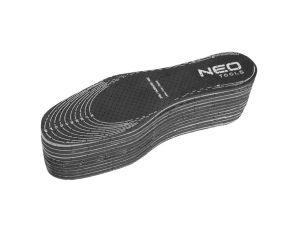Neo Tools - Wkładka do butów z węglem aktywnym - rozmiar uniwersalny - do docięcia, 10 par. - 82-303