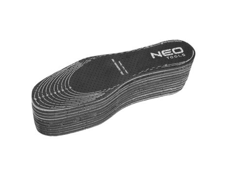 Neo Tools - Wkładka do butów z węglem aktywnym - rozmiar uniwersalny - do docięcia, 10 par. - 82-303