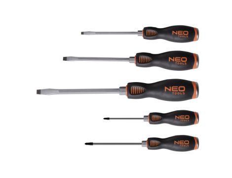 Neo Tools - Wkrętaki do pobijania, S2, zestaw 5 szt. - 04-240