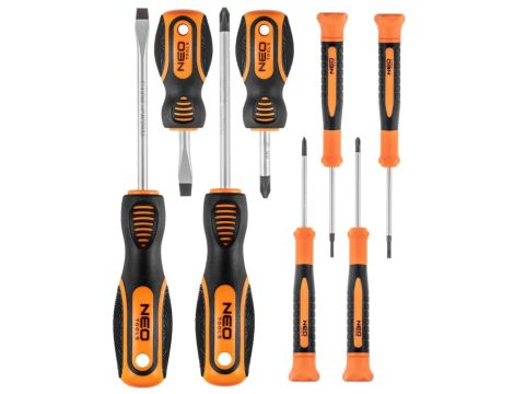 Neo Tools - Wkrętaki, zestaw 8 szt. - 04-194
