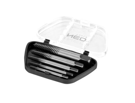 Neo Tools - Wykrętaki do zerwanych śrub, zestaw 5 szt. - 09-615
