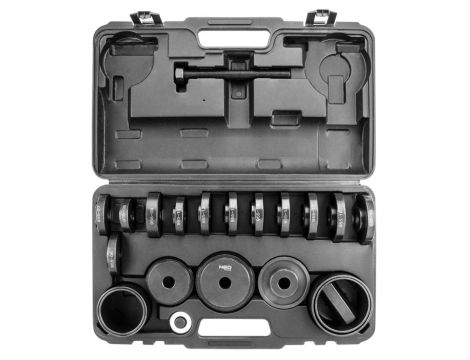 Neo Tools - Zestaw do montażu i demontażu łożysk i tulei - zestaw 22 szt. - 11-690