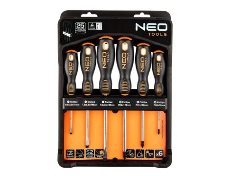Neo Tools - Zestaw wkrętaków, 6 szt. - 04-213