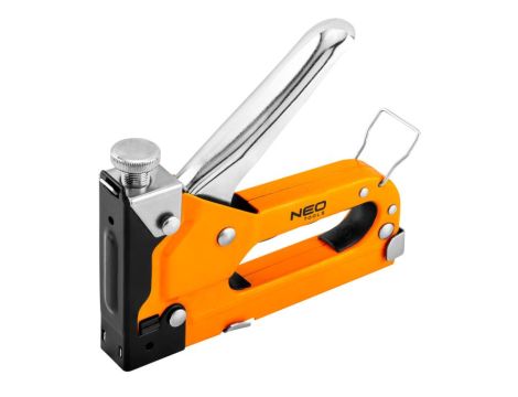 Neo Tools - Zszywacz tapicerski 4-14 mm, stalowy, zszywki J - 16-032