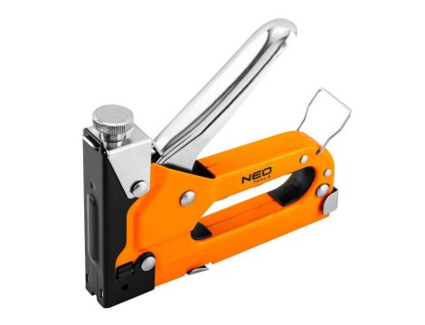 Neo Tools - Zszywacz tapicerski wielofunkcyjny 3w1, 4-14 mm, stalowy, zszywki G ,L, E - 16-031