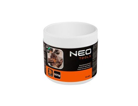 Neo Tools - Żelowa, pomarańczowa, pasta do mycia rąk, do usuwania trudnych zabrudzeń - słoik 500g - 10-401