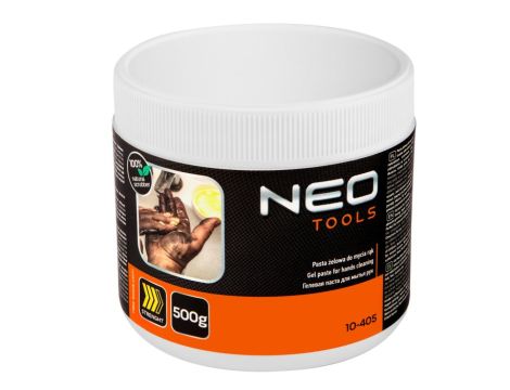 Neo Tools - Żelowa, żółta, pasta do mycia rąk, do usuwania trudnych i bardzo trudnych zabrudzeń - słoik 500g - 10-405