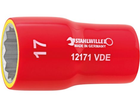 STAHLWILLE - 12171 VDE 12 3/8 " Nasadka VDE Rozm. 12mm Dł.46mm - 02380012
