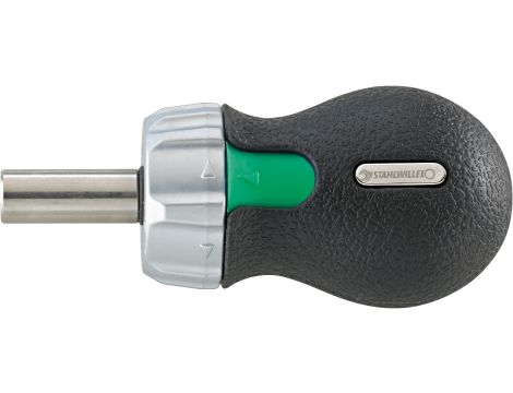 STAHLWILLE - 4008-2 1/4"  Wkrętak z grzechotką z uchwytem na bity Dł.95mm - 18120002