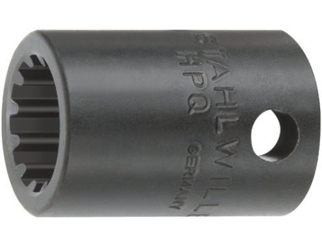 STAHLWILLE - 45aPSP 7/16 Spline 3/8 " Wkładka do kluczy nasadowych Rozm. 7/16" Dł.28mm - 22410028
