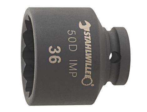 STAHLWILLE - 50D IMP 36 Nasadka IMPACT 1/2 " 36mm Dł.50mm - 23011036