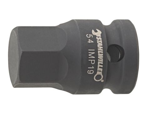 STAHLWILLE - 54 IMP 19 Nasadki do wkrętarek INHEX IMPACT 1/2 " 19 mm Dł.40mm - 23050019