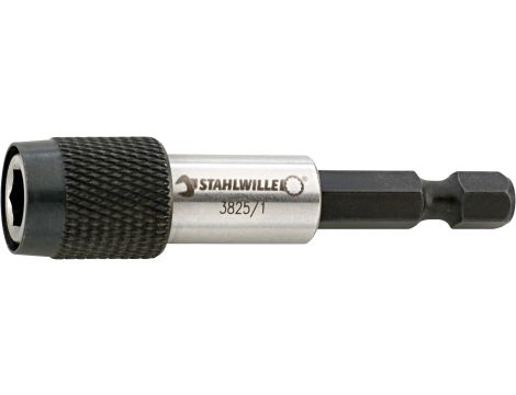 STAHLWILLE - 3825/1 1/4 Szybkozmienny uchwyt do bitów Sześciokąt wyjściowy 1/4 Dł.62mm - 38250002
