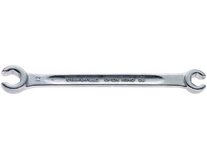 STAHLWILLE - OPEN RING 24 10 x 12 Dwustronny klucz oczkowy otwarty kątowy OPEN RING Rozm. 10 x 12 mm Dł.160mm - 41081012