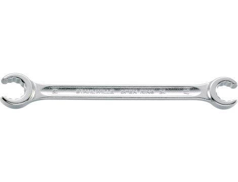 STAHLWILLE - OPEN RING 24 27 x 36 Dwustronny klucz oczkowy otwarty kątowy OPEN RING Rozm. 27 x 36 mm Dł.300mm - 41082736