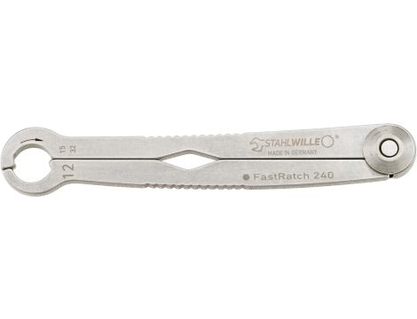 STAHLWILLE - FastRatch 240 12-15/32 Klucz z grzechotką FastRatch Rozm. 12 x Rozm. 15/32 mm/" Dł.146.3mm - 41101212