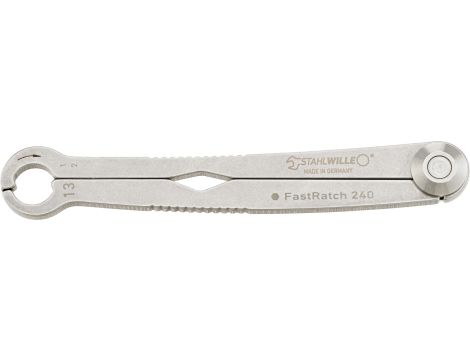 STAHLWILLE - FastRatch 240 13-1/2 Klucz z grzechotką FastRatch Rozm. 13 x Rozm. 1/2 mm/" Dł.168.4mm - 41101313