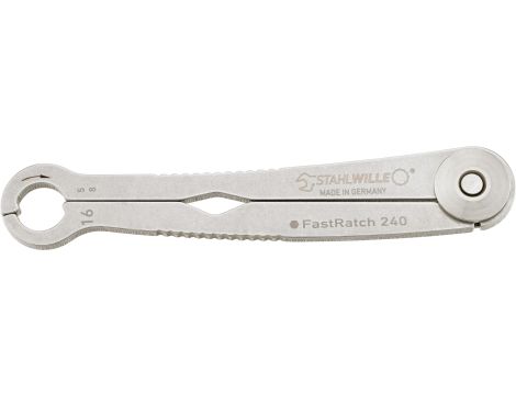 STAHLWILLE - FastRatch 240 16-5/8 Klucz z grzechotką FastRatch Rozm. 16 x Rozm. 5/8 mm/" Dł.191.3mm - 41101616