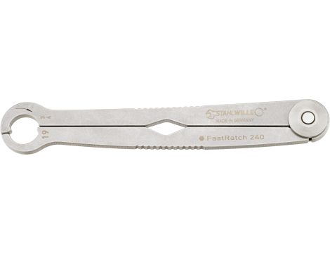 STAHLWILLE - FastRatch 240 19-3/4 Klucz z grzechotką FastRatch Rozm. 19 x Rozm. 3/4 mm/" Dł.238.5mm - 41101919