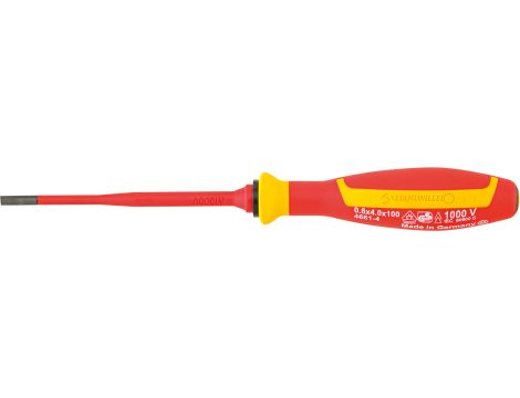 STAHLWILLE - DRALL⁺ 4661 VDE 4 Wkrętak do narzędzi z rowkiem DRALL+ VDE 0,8mm x 4mm Dł.100mm - 46613040