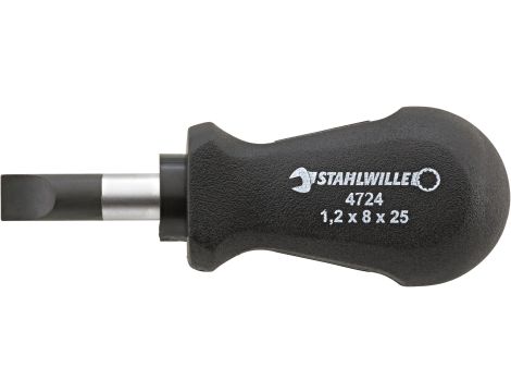 STAHLWILLE - DRALL 4724 8 Wkrętak do narzędzi z rowkiem DRALL® 1,2mm x 8mm Dł.25mm - 47241080