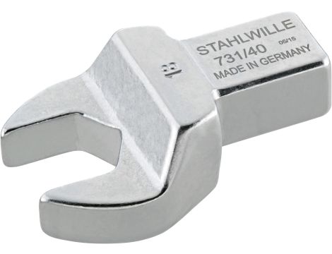 STAHLWILLE - 731/40 30 Głowica do klucza płaskiego Rozm. 30mm Uchwyt narzędziowy14 x 18 - 58214030