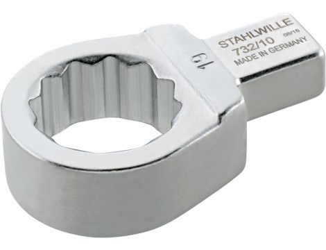 STAHLWILLE - 732/10 8 Oczko do klucza płaskiego Rozm. 8mm Uchwyt narzędziowy9 x 12 - 58221008