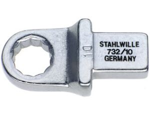 STAHLWILLE - 732/10 10 Oczko do klucza płaskiego Rozm. 10mm Uchwyt narzędziowy9 x 12 - 58221010